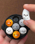 Handdraw Seal Ball Squishy Stress Relief Decompression Toy