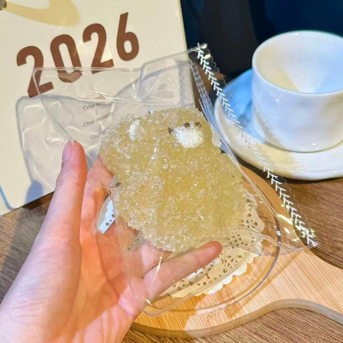 Crisp Satisfying Sound Bear Taba Squishy Toy