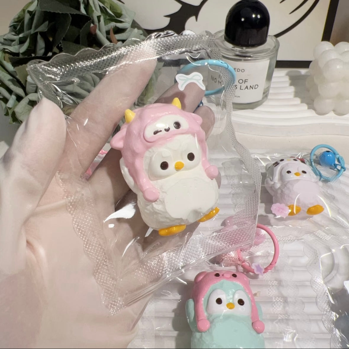 Handmade Mini Penguin Taba Squishy Toy