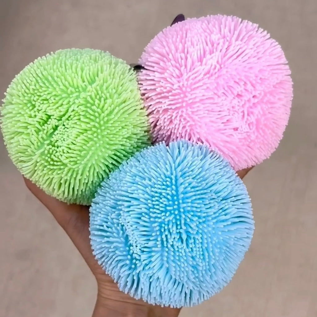 Crunchy / Crisp Satisfying Sound Fluffy Ball Handmade Stress Ball
