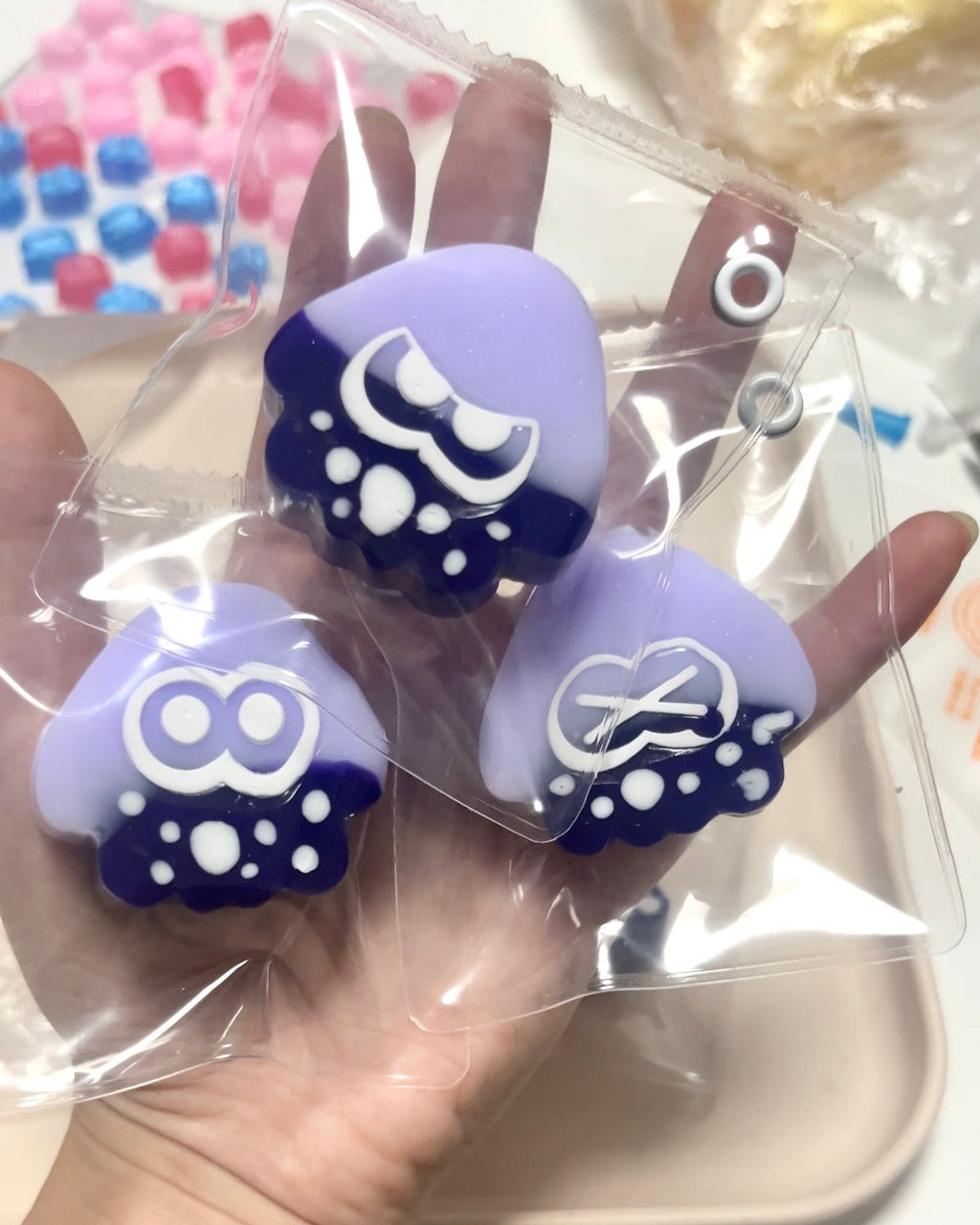 3 Pcs Splatoon Squishy Stress Relief Decompression Toy