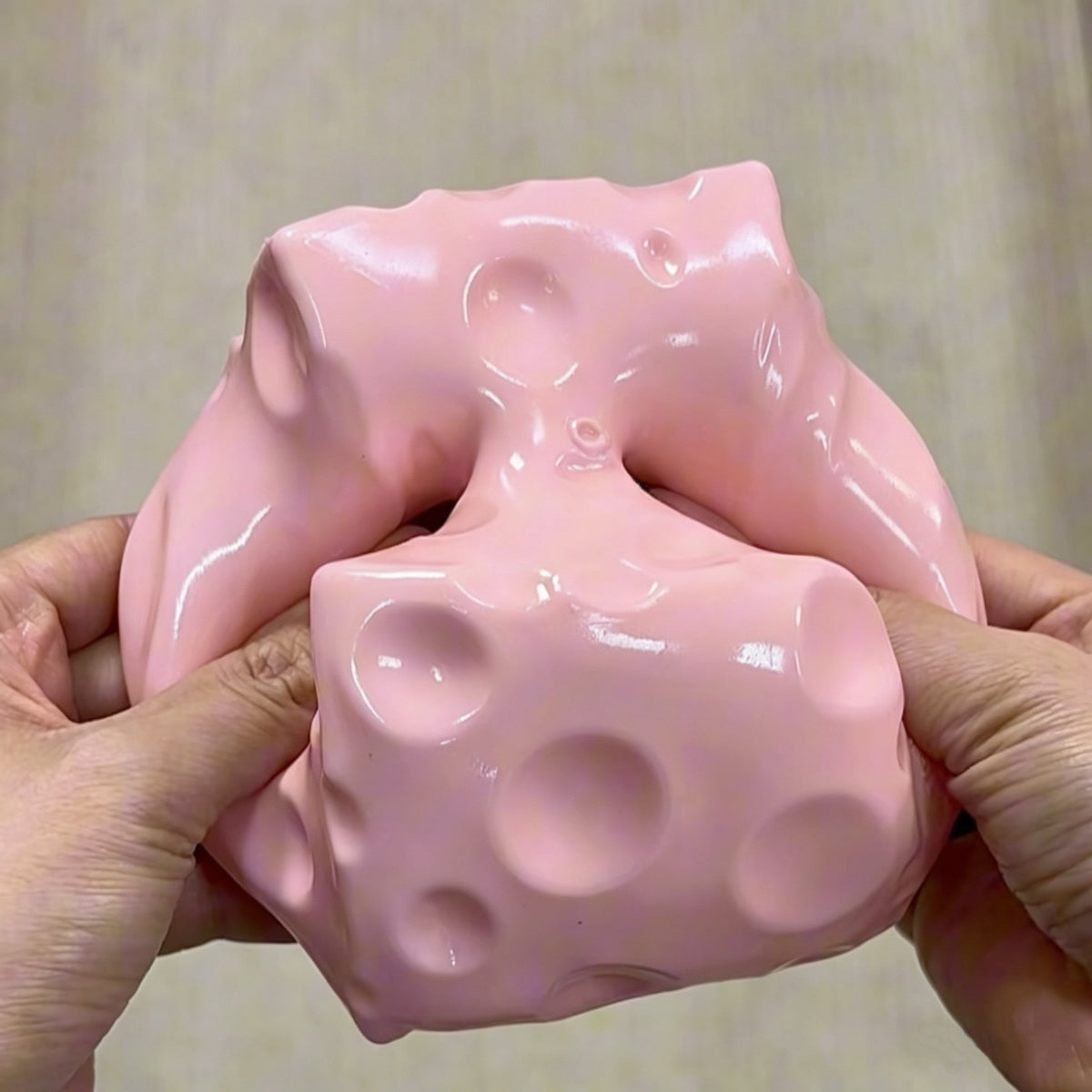 Jumbo Cheese Vaseline Stress Ball Squishy Stress Relief Fidget Toy