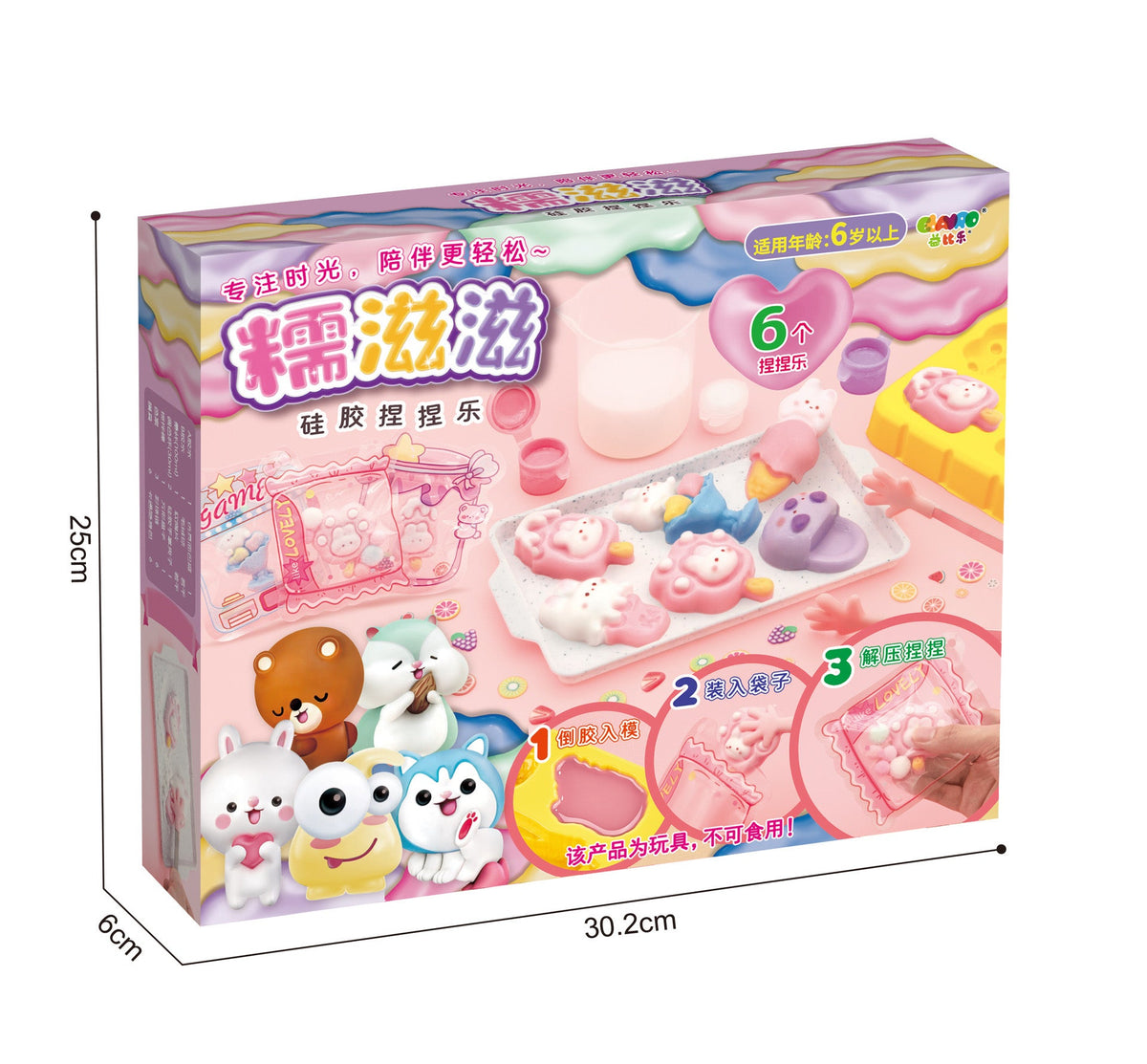 Animal Squishy Making Kit for Starter, No Odor, for Squishy Toy Making