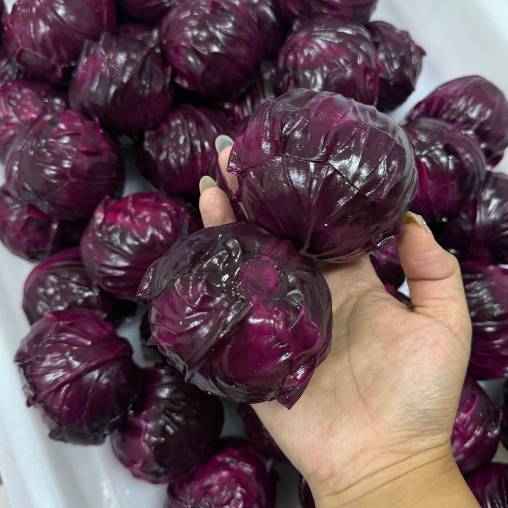 Crunchy Purple Cabbage Stress Ball Squishy Stress Relief Decompression Toy
