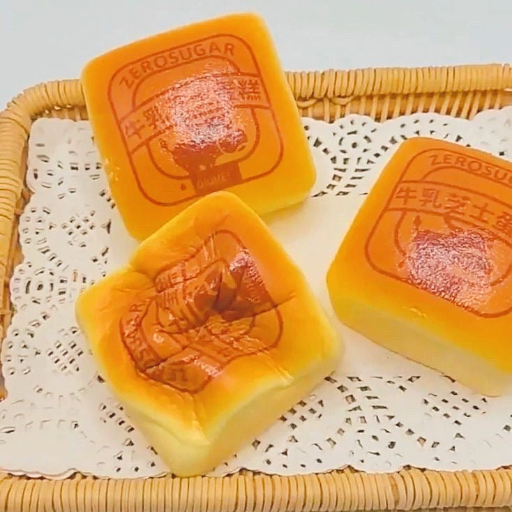 Slow Rising Squishy Cheese Cake Stress Relief Decompression Toy