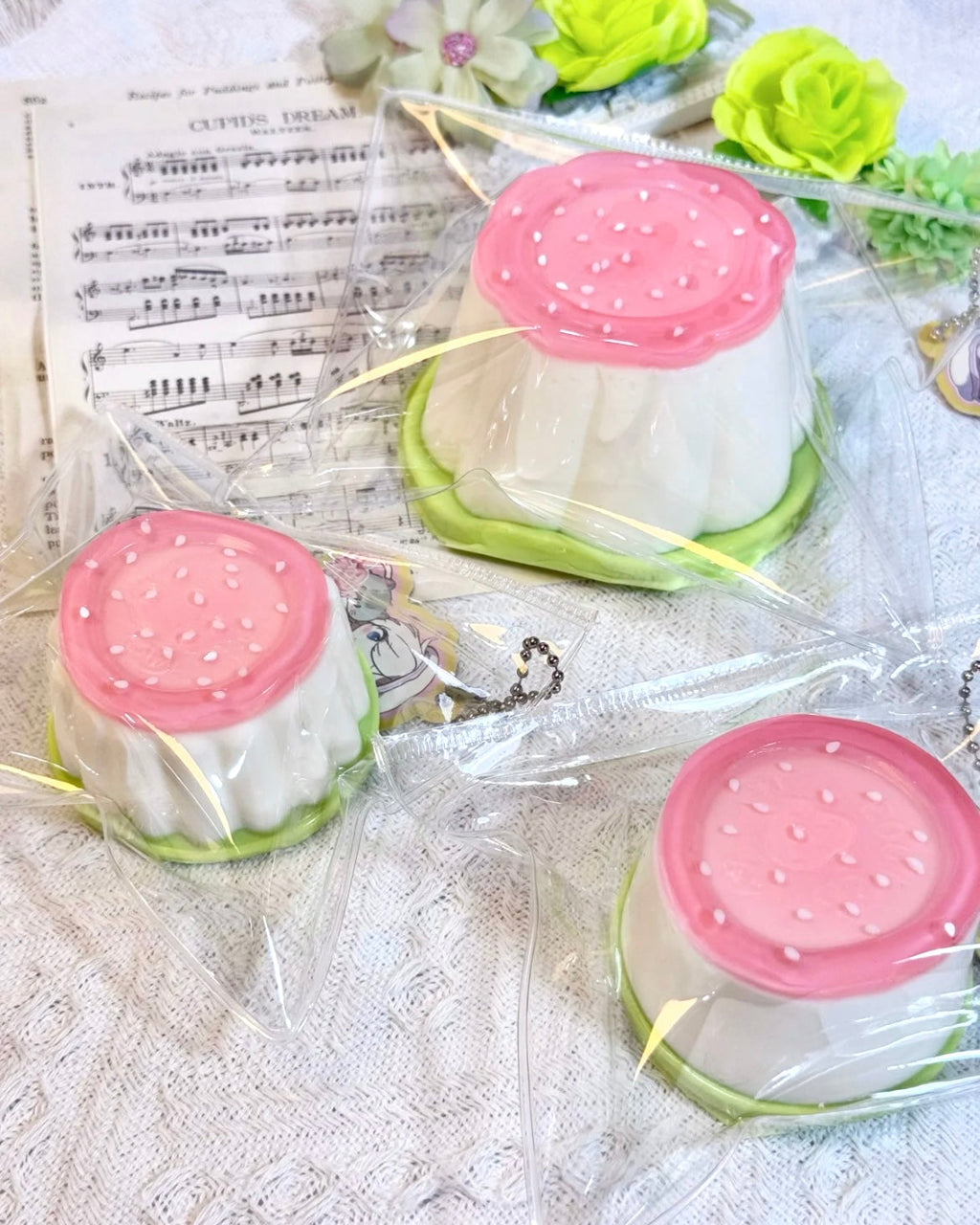 Peach Pudding Squishy Stress Relief Decompression Toy