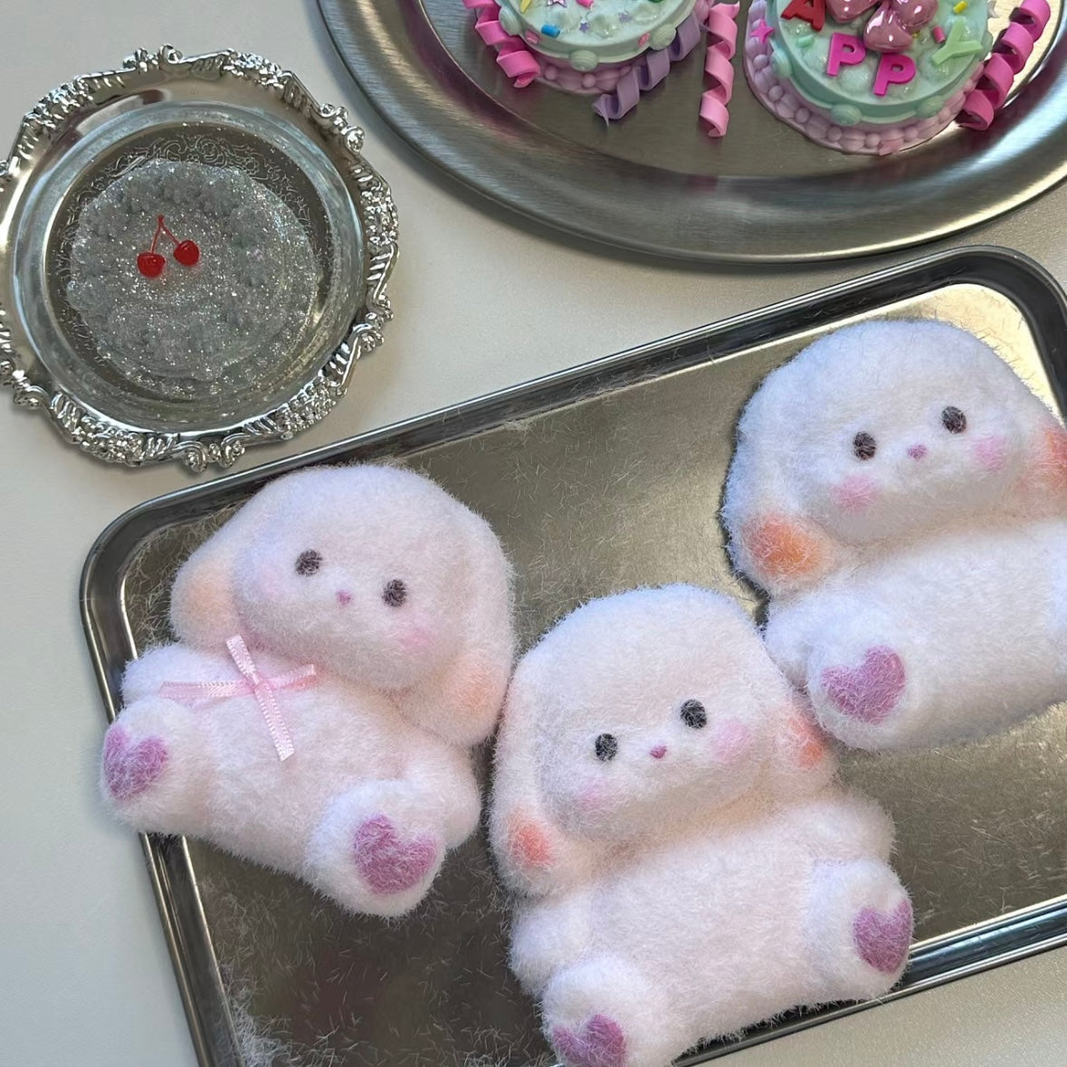 Handmade Silicone Rabbit Bunny Stress Relief Squishy Toy