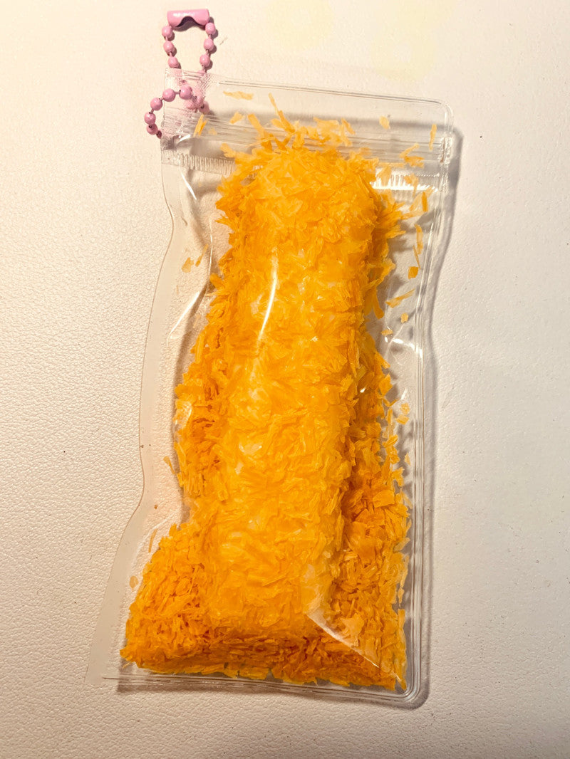 Fried Crispy Milk Rice Cake Strips Taba Squishy Toy