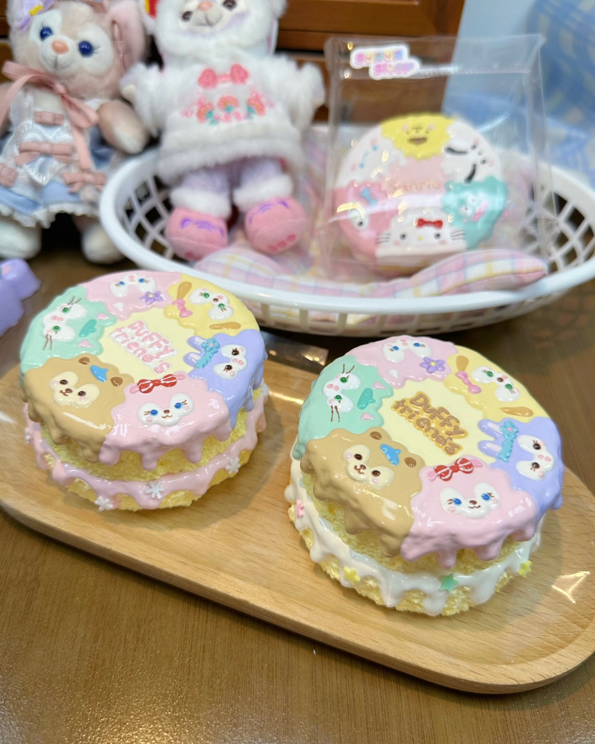Birthday Cake Handdraw Squishy Stress Relief Toy