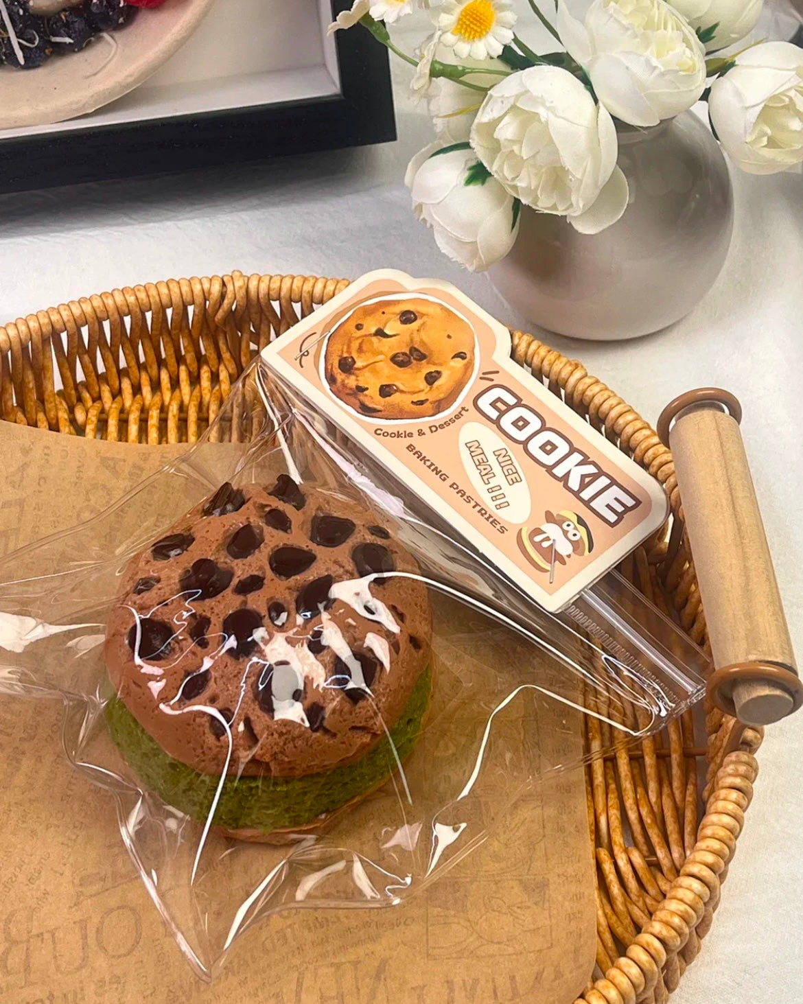 Cookie Squishy Stress Relief Decompression Toy