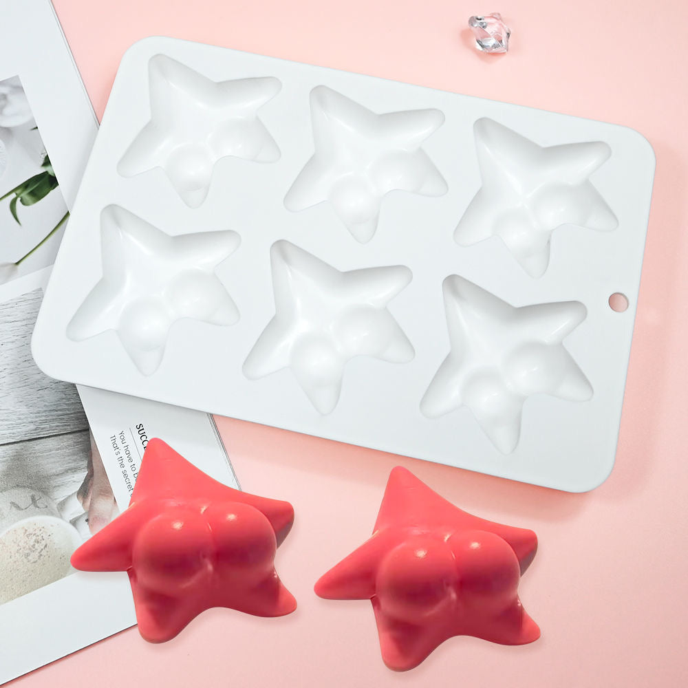 6 Pcs Patric Mold Silicone Squishy Mold