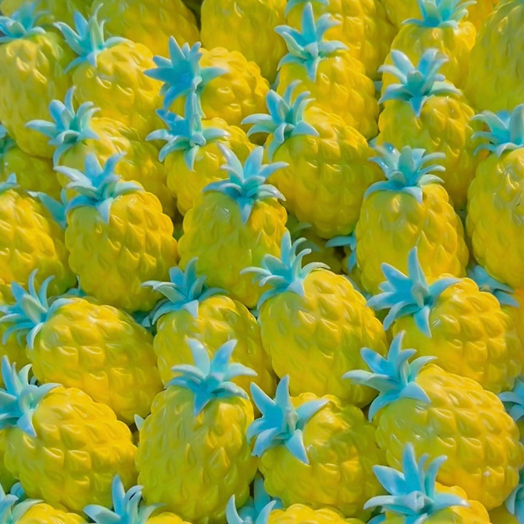 Crunchy Pineapple Bead & Clay Base Stress Ball Squishy Stress Relief Decompression Toy