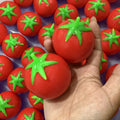 Crunchy Tomato Bead & Clay Base Stress Ball Squishy Stress Relief Decompression Toy