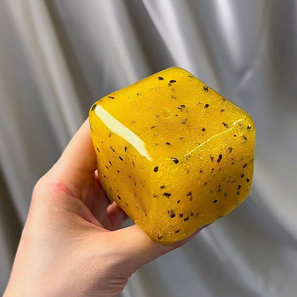 Handmade Crisp Satisfying Sound Square Stress Ball