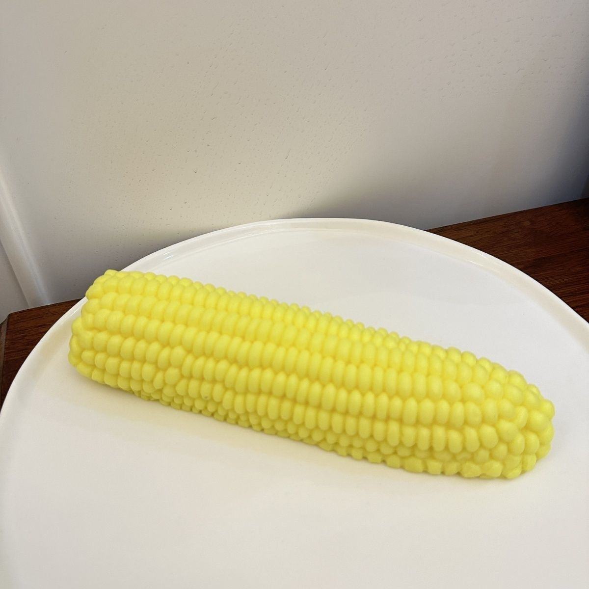 200g Handmade Silicone Yellow Corn Stress Relief Squishy Toy