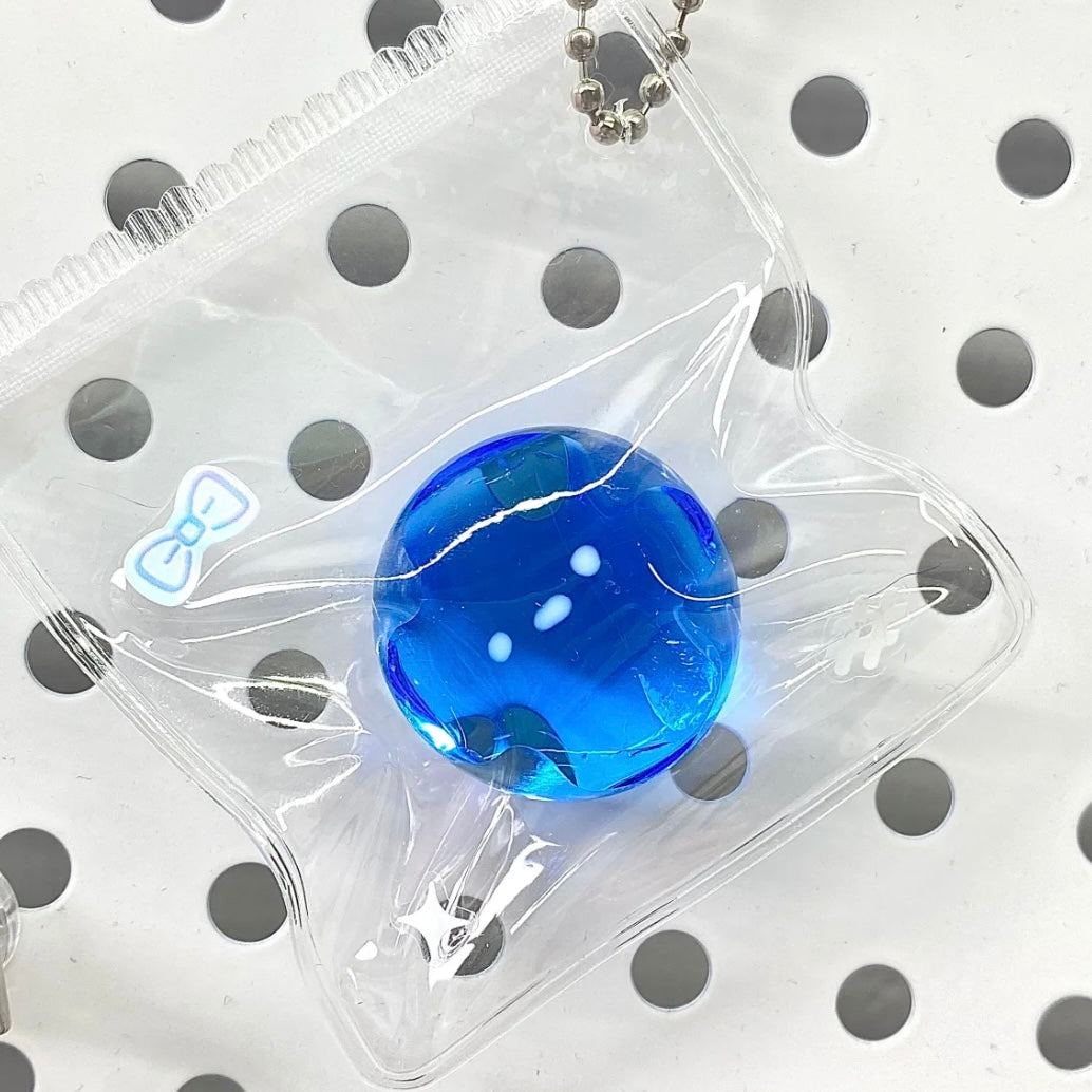 Smiley Ball Keychain Squishy Stress Relief Decompression Toy