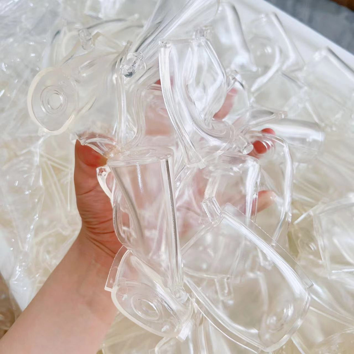 Straw Paper Container Stress Ball Skin w/ Plug