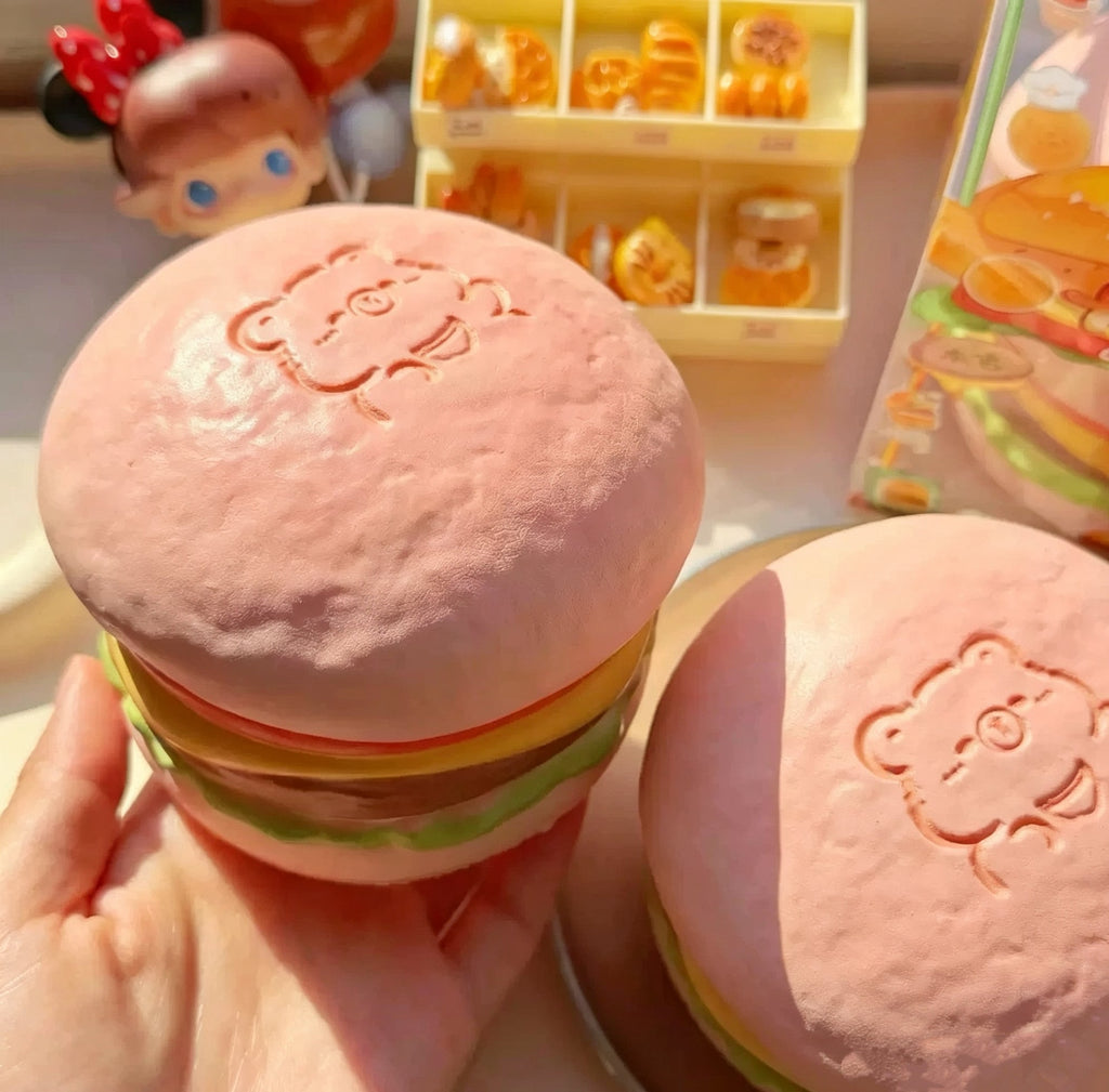 Capybara Burger Slow Rising Squishy Stress Relief Decompression Toy