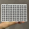 120pcs Strawberry Bear Eyes for Squishy Dolls Yarn Art Sweater