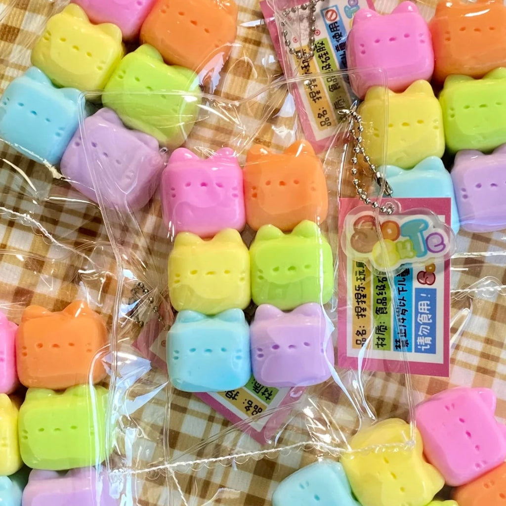 6pcs Handmade Marshmallow Taba Squishy Toy