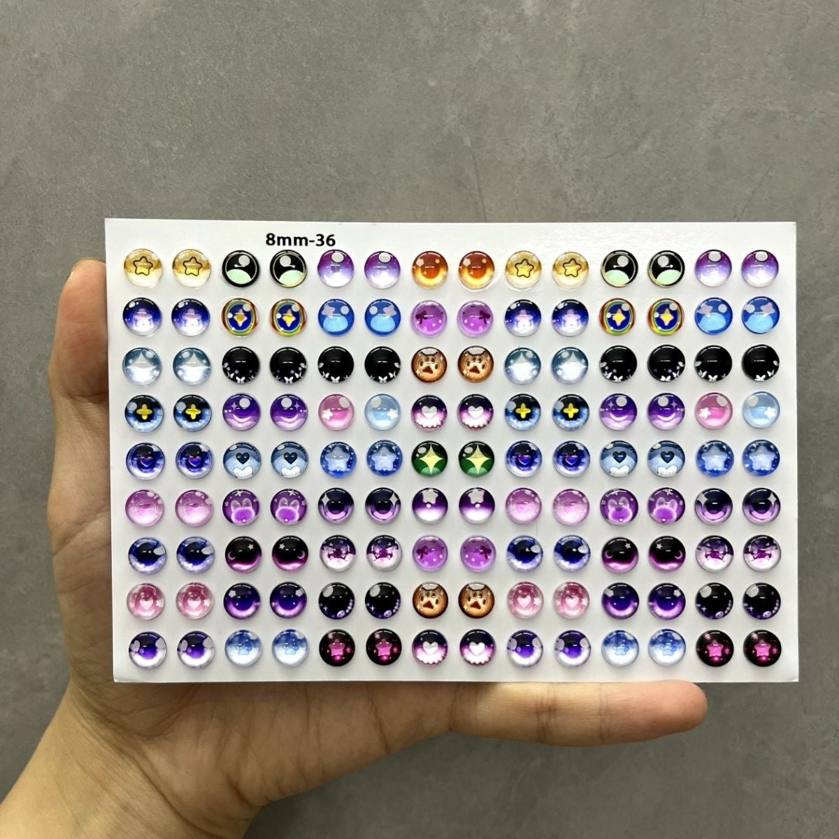 120pcs Artificial  Eyes for Squishy Dolls Yarn Art Sweater