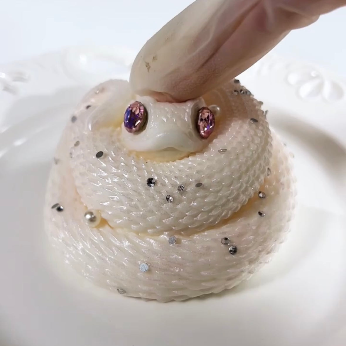 Handmade Circling Snake Taba Squishy Toy