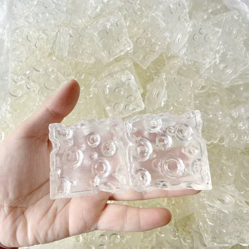 Cheese Cube Stress Ball Skin w/ Plug