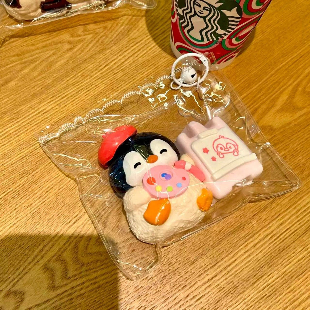 Handmade Cute Penguin Taba Squishy Toy