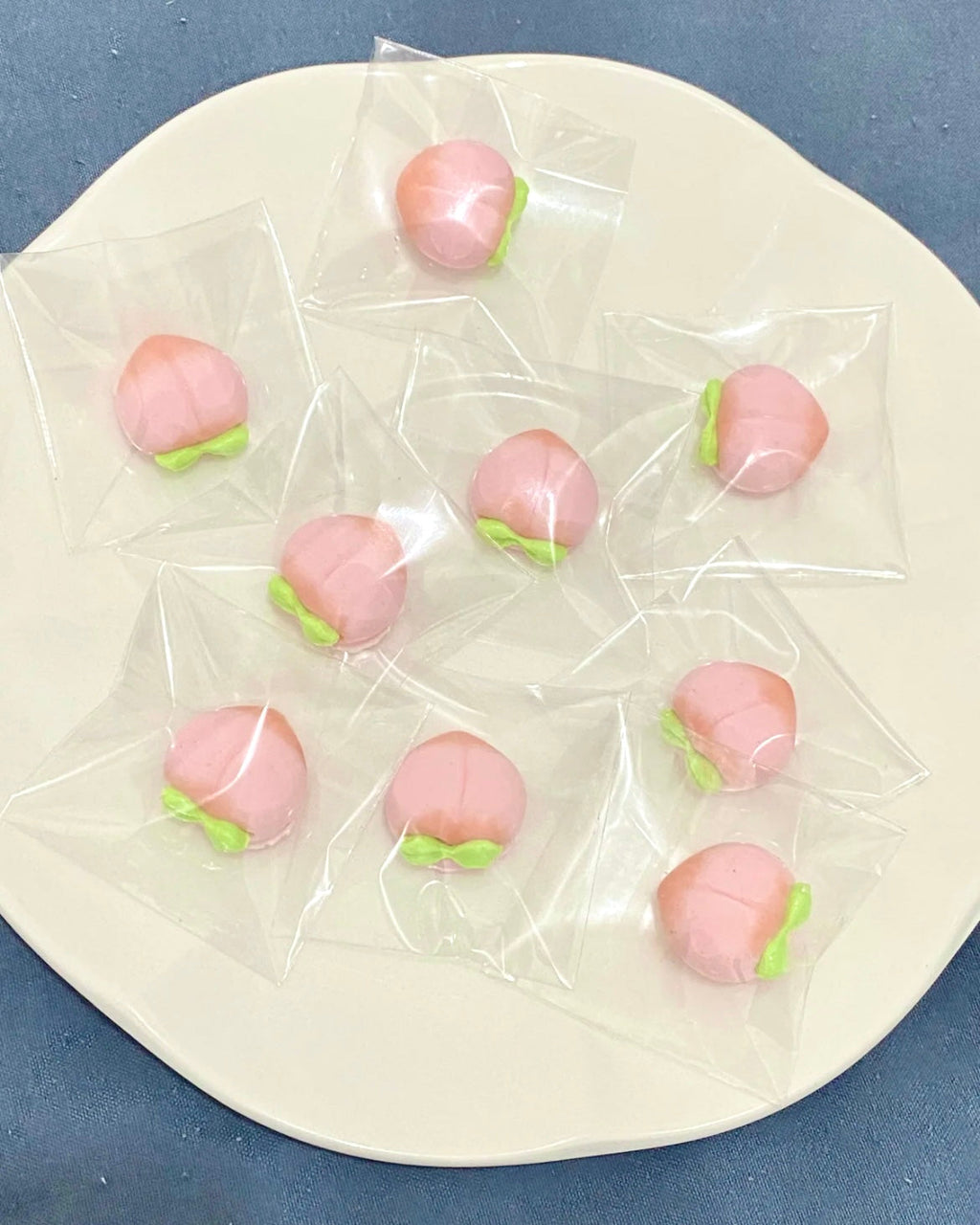 Tiny Peach Squishy Stress Relief Decompression Toy