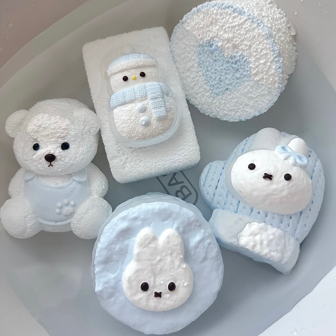 Blue Season Bear Series Squishy Stress Relief Decompression Toy