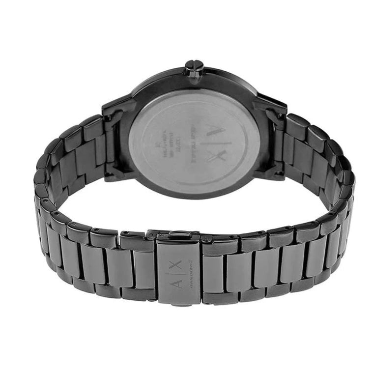 Armani Exchange Cayde AX2722 Men's Analog Watch – Grey Dial with Matching Grey Stainless Steel Strap