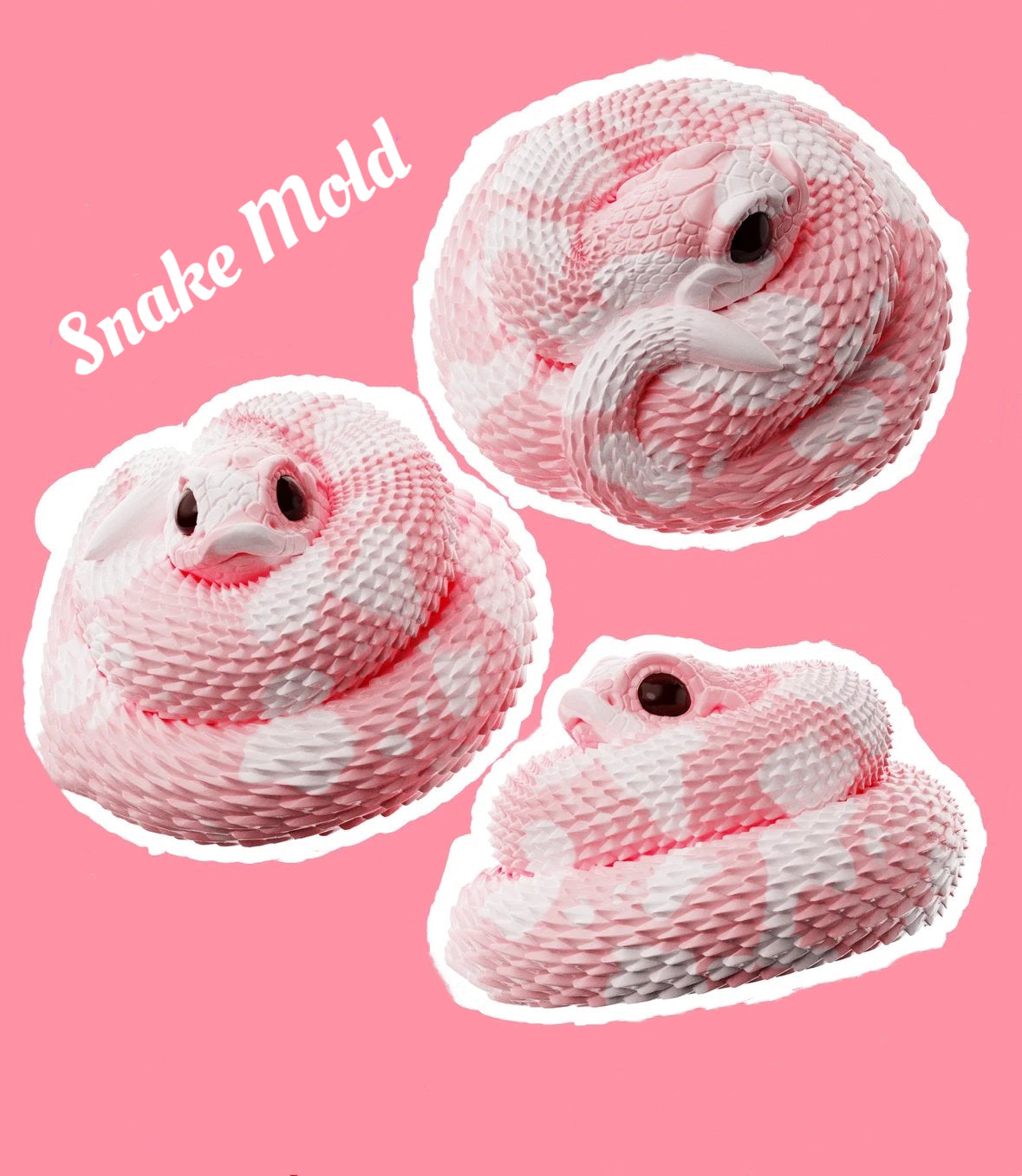 Snake Mold Silicone Squishy Mold