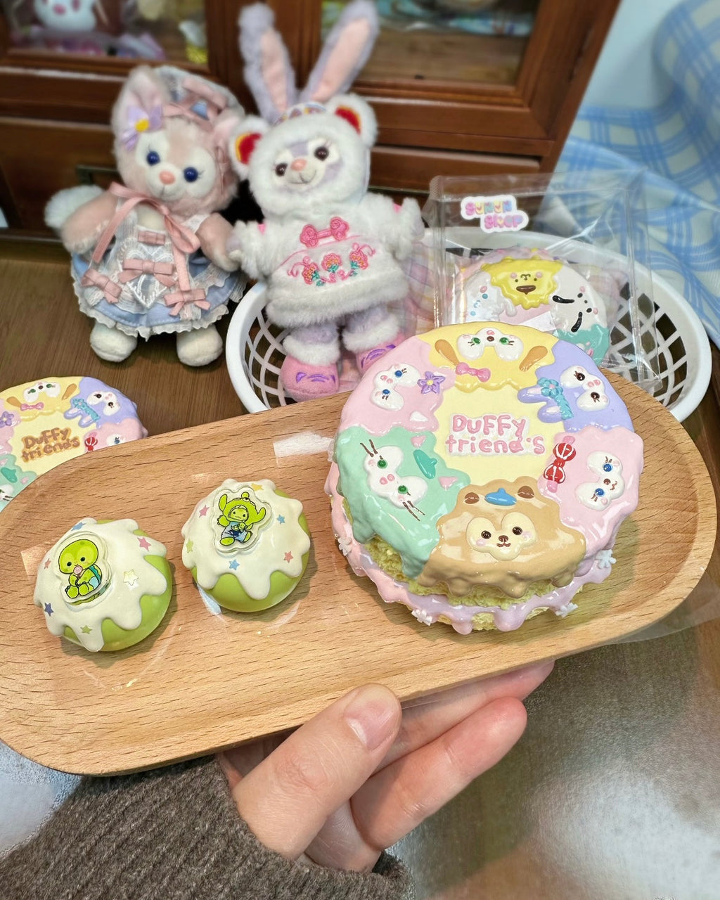 Birthday Cake Handdraw Squishy Stress Relief Toy