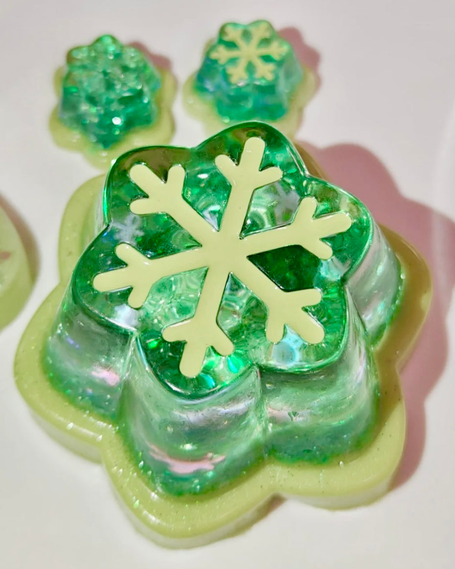 Snowflakes Pudding Squishy Stress Relief Decompression Toy