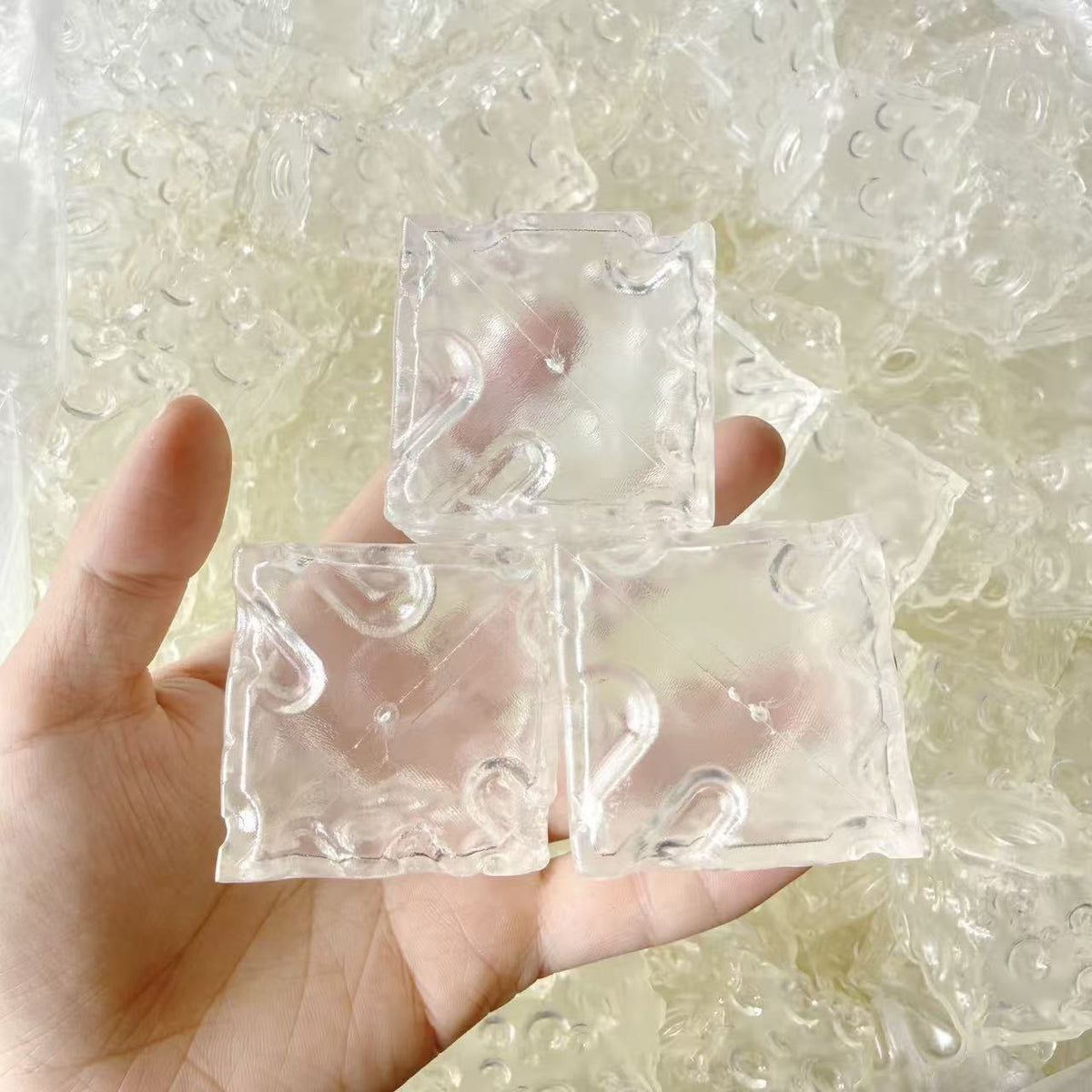 Cheese Cube Stress Ball Skin w/ Plug