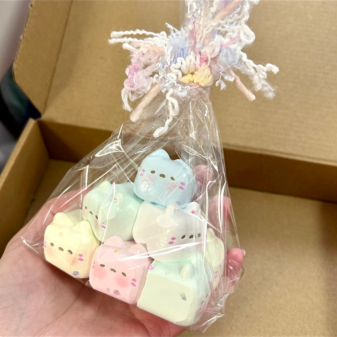 Kitty Marshmallow Bundle Squishy Stress Relief Decompression Toy