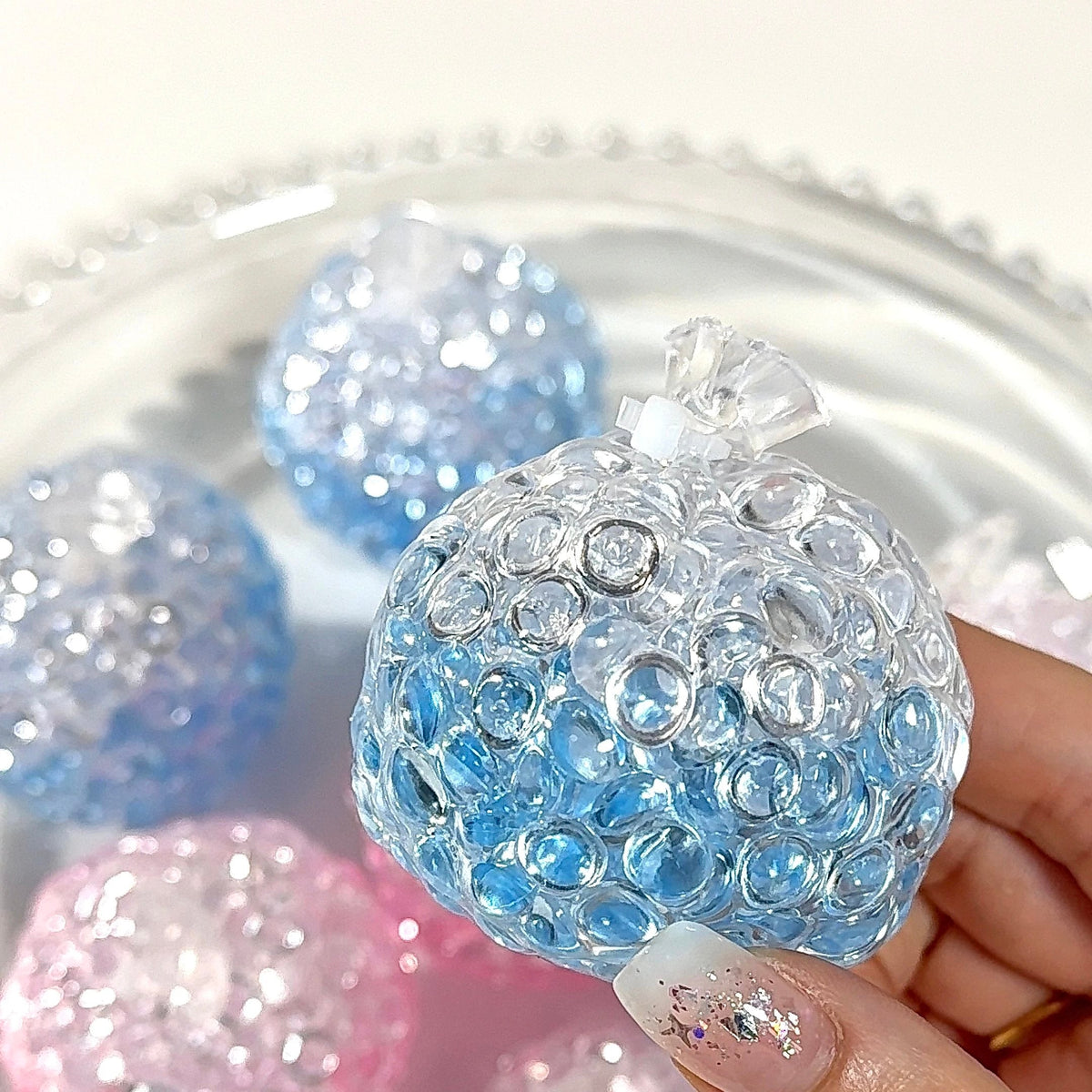 Stress Ball Gradient Beads Squishy Stress Relief Decompression Toy