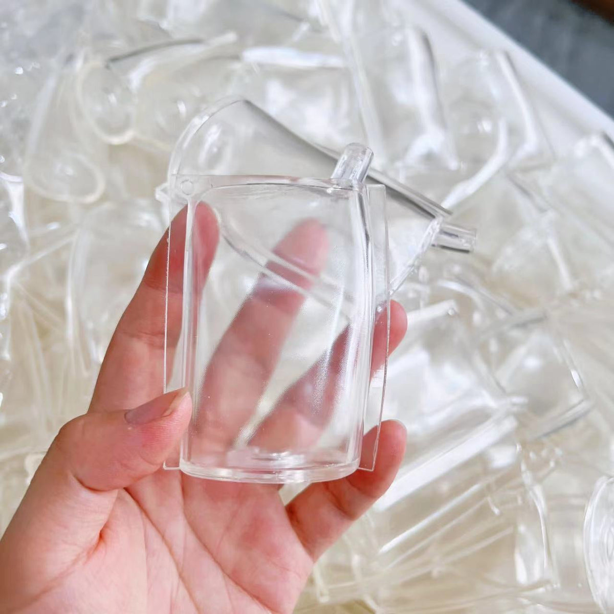 Straw Paper Container Stress Ball Skin w/ Plug