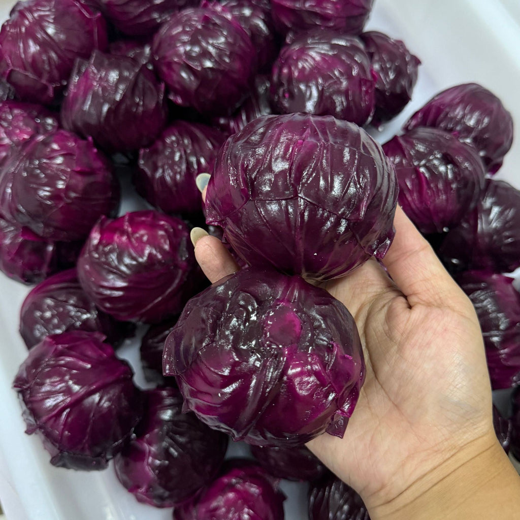 Crunchy Purple Cabbage Stress Ball Squishy Stress Relief Decompression Toy