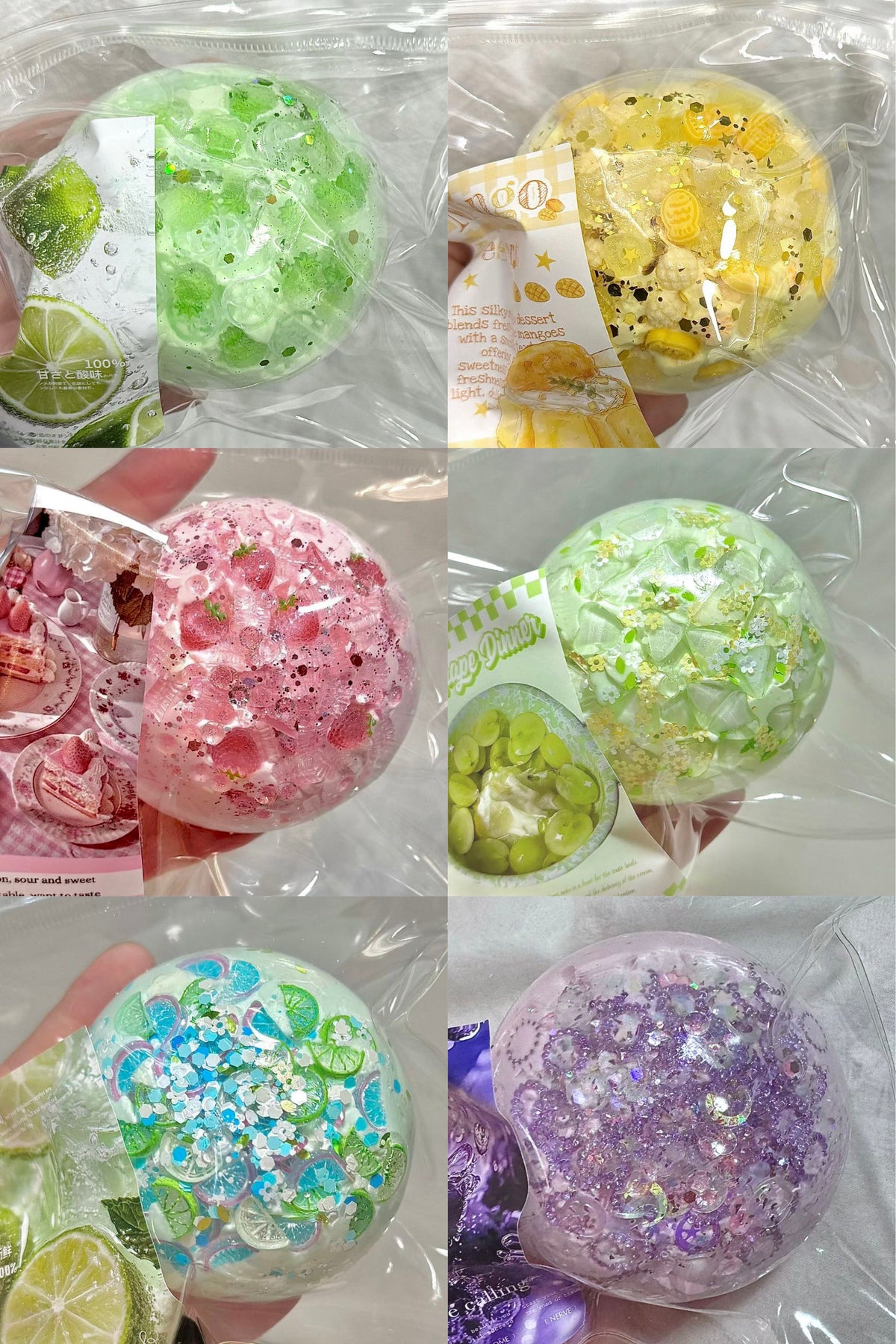 Crunchy Floral Stress Ball Squishy Toy