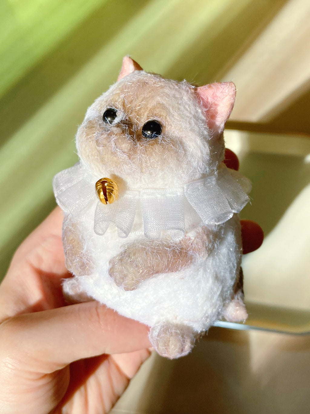 Handmade Siamese Kitty Cat Stress Relief Taba Squishy Toy