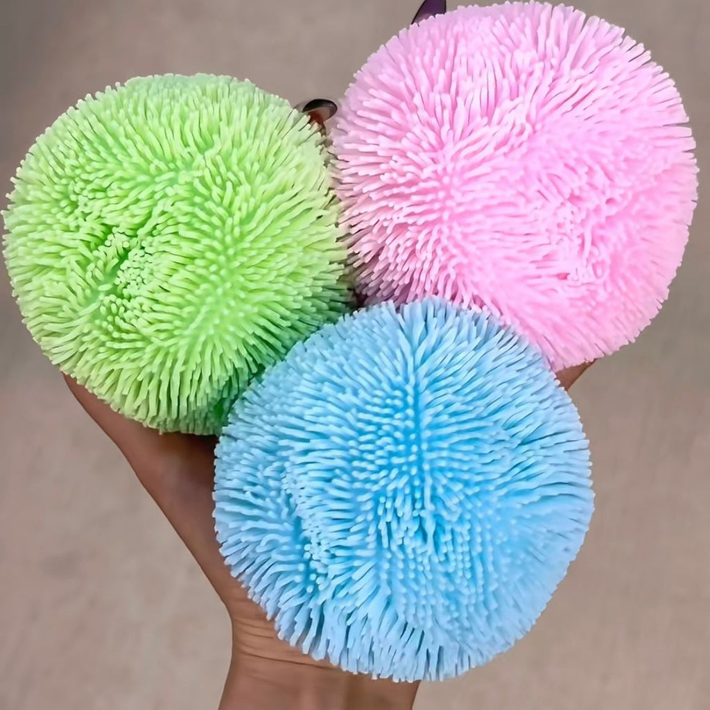 Crunchy / Crisp Satisfying Sound Fluffy Ball Handmade Stress Ball