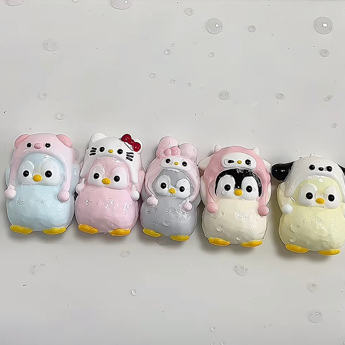 Handmade Mini Penguin Taba Squishy Toy