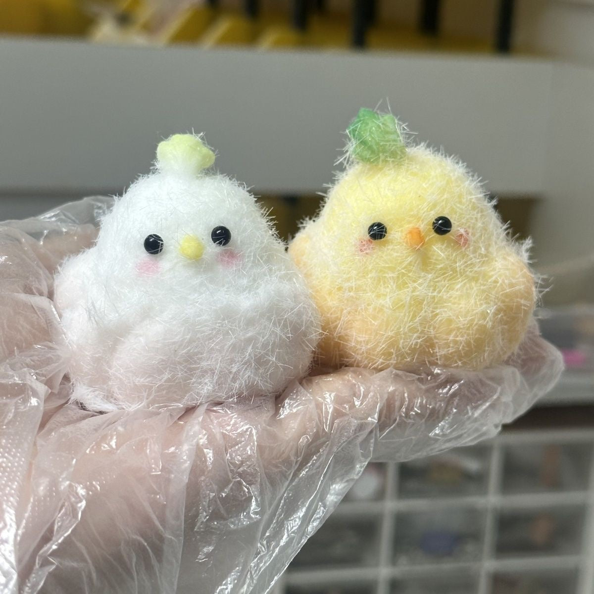 Garlic Chicks Chicken Taba Squishy Toy