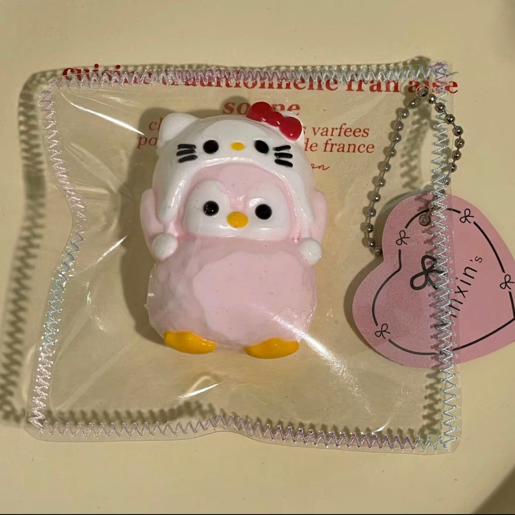 Handmade Mini Penguin Taba Squishy Toy