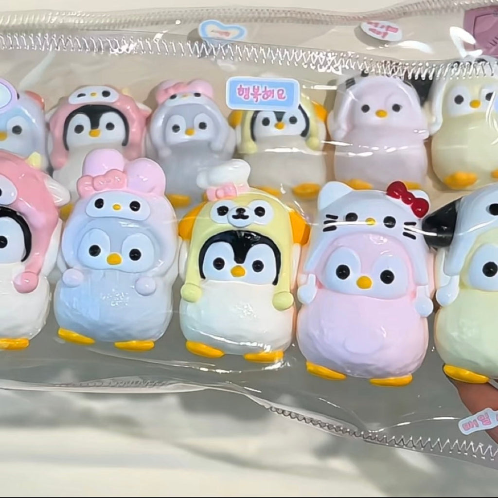 Handmade Mini Penguin Taba Squishy Toy