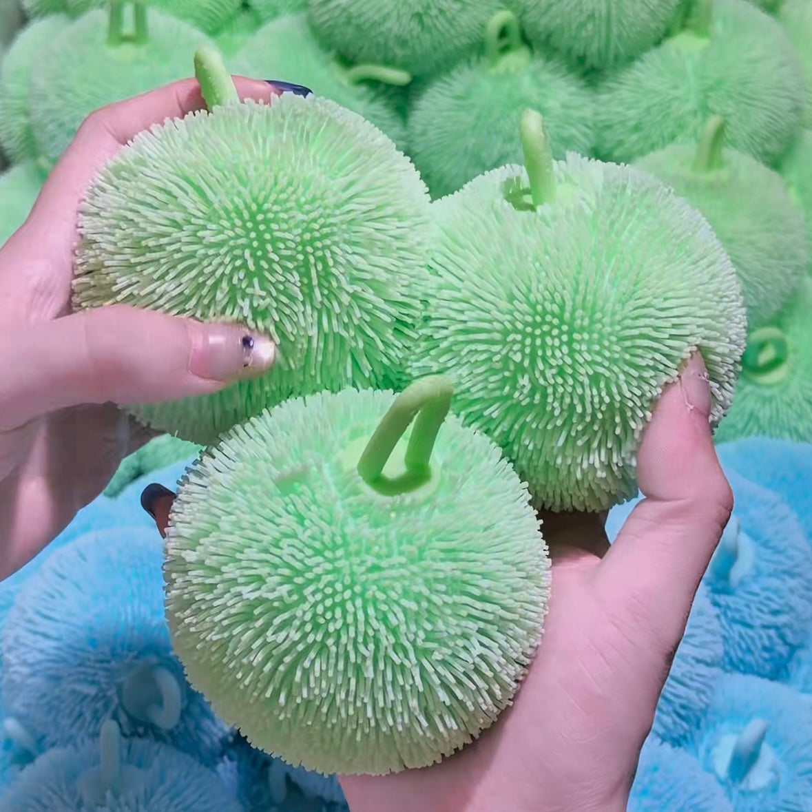 Crunchy / Crisp Satisfying Sound Fluffy Ball Handmade Stress Ball