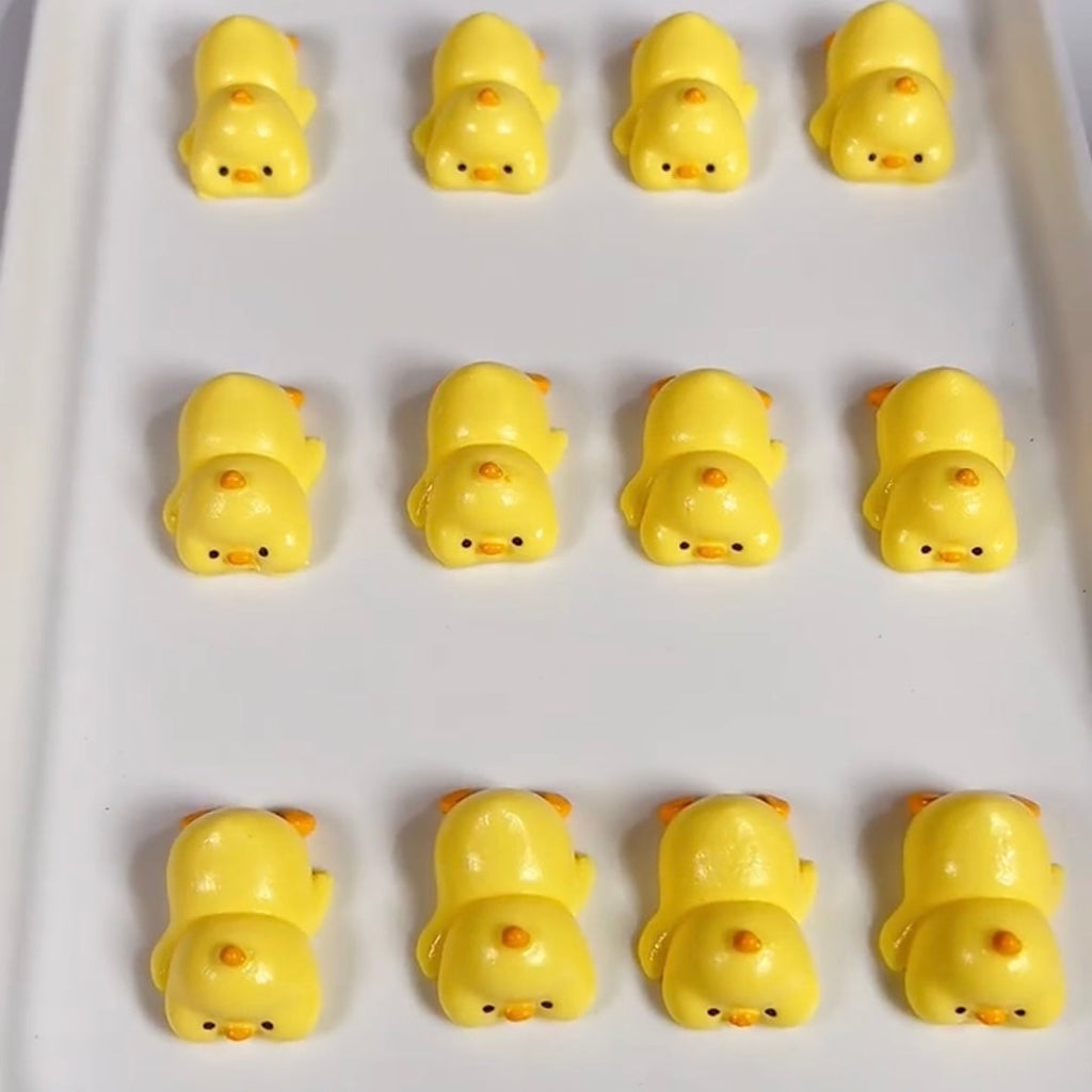 4pcs Mini Size Duck Taba Squishy Toy