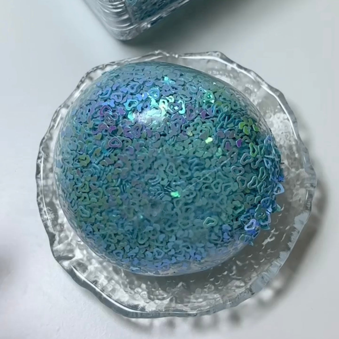 Blue Heart Handmade Stress Ball