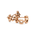 3-Link Earrings Rose Gold